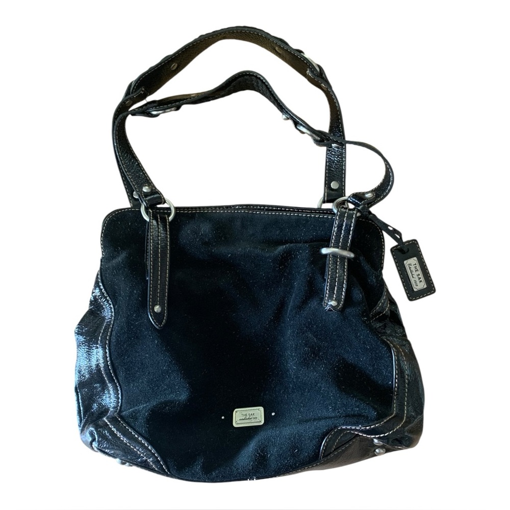 The Sak black purse Satchels bag double strapped leather